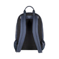 RB2001D | Netbook/Tablet Carrier Backpack in Nylon/Vera Leather, with light grain. Zipper closure and adjustable shoulder straps - Blue color - Dimensions: 27 x 38 x 14 cm. Packaging: Non-Woven Fabric Bag - Bag at Dealshubindia