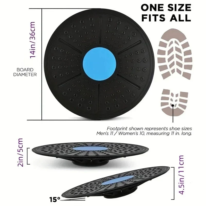 Fitness Balance Yoga Board For Training - Yoga & Pilates Mats at Dealshubindia