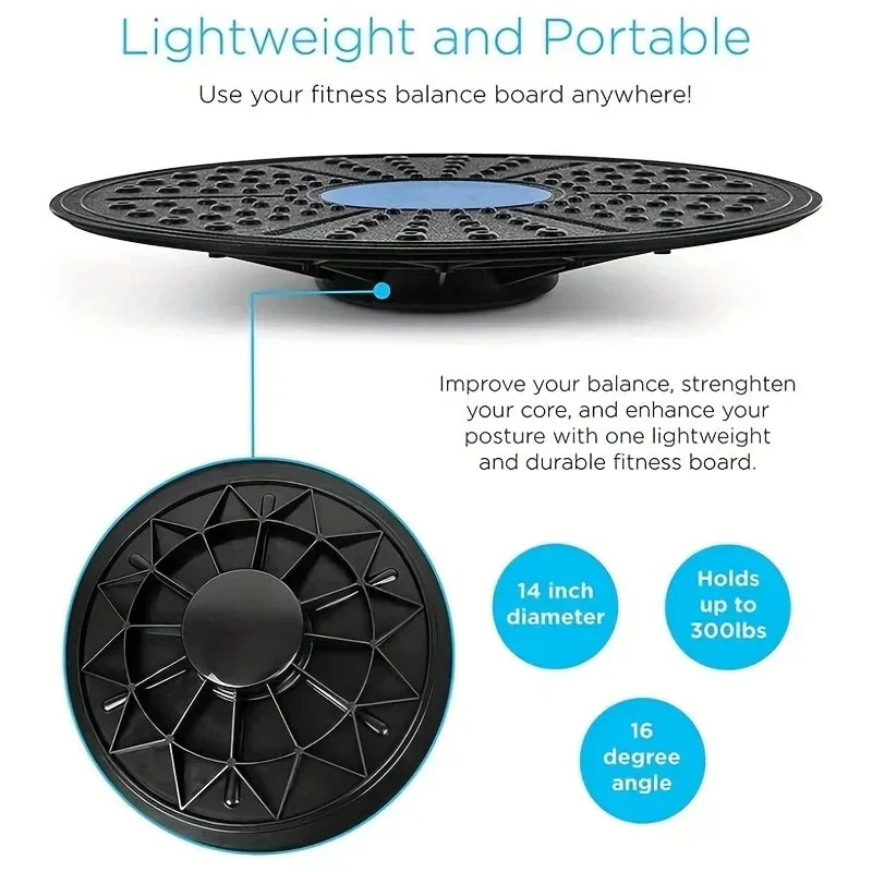 Fitness Balance Yoga Board For Training - Yoga & Pilates Mats at Dealshubindia