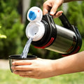 1.6L Stainless Steel Thermos Bottle Silver