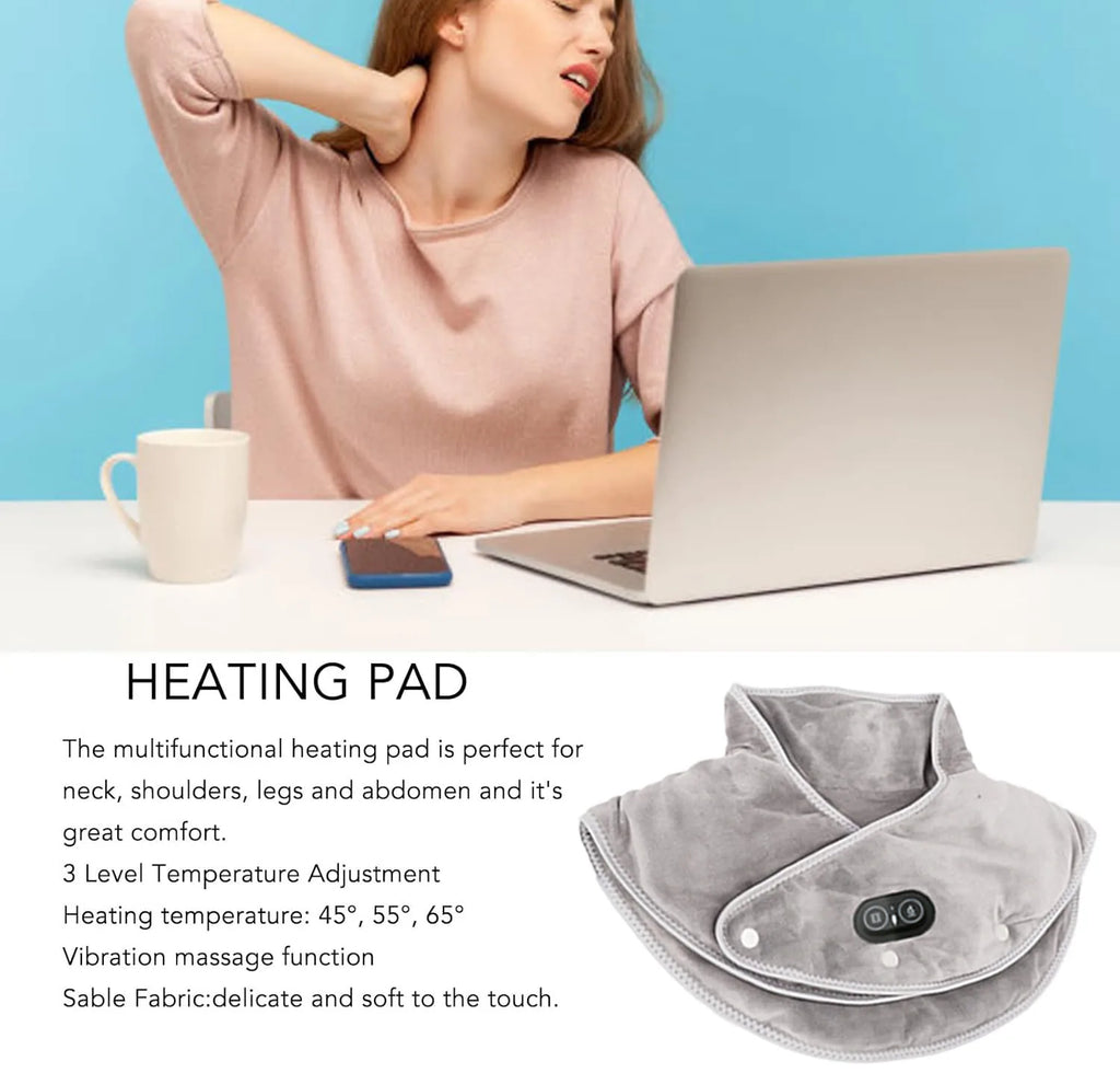 Electric Neck Shoulder Vibration Device Grey