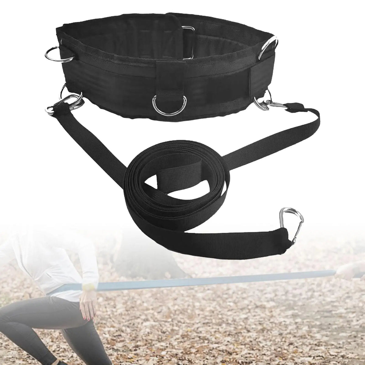 Sled Pulling Waist Belt - Fitness Resistance Band for Sports Training