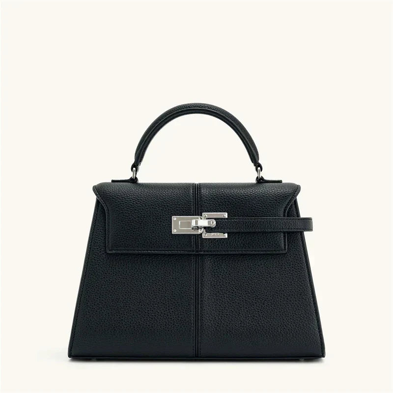 Womens Handbag Crossbody Bag (Black) - Apparel & Accessories > Handbags, Wallet's & Cases > Handbags > Satchel Bags at Dealshubindia