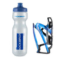 750ml Water Bottle with Holder Blue-0