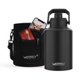 2.57L Thermos Bottle with Bag Black-0