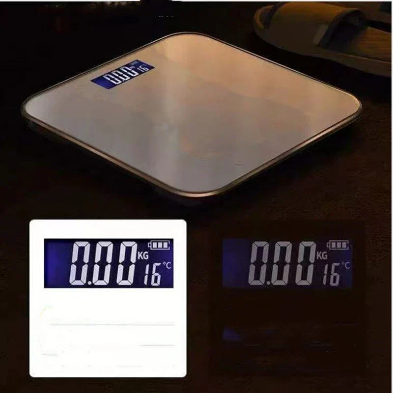 USB Charging Electronic Body Scale White - Body Weight Scales at Dealshubindia