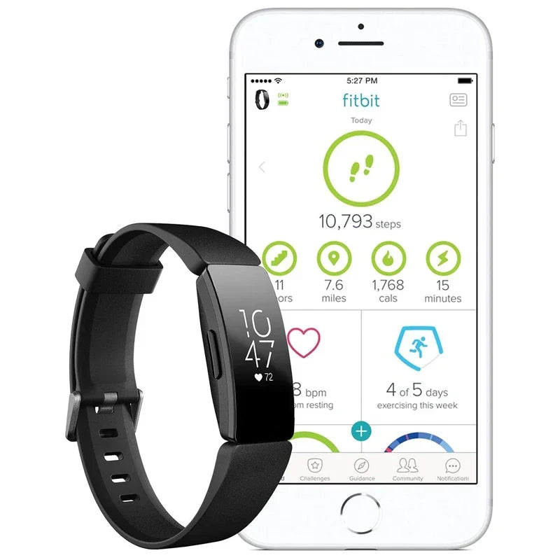 Health Fitness Smart Band Pack Black - Fitness equipment at Dealshubindia