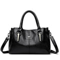 Leather Shoulder 3-Layer PU Crossbody Bag for Women-0