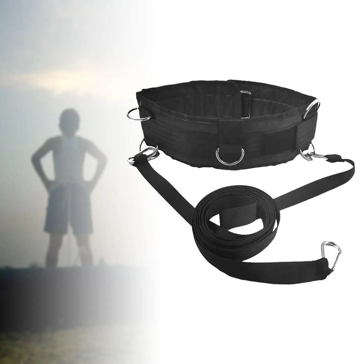 NNEOBA Sled Pulling Waist Belt - Fitness Resistance Band for Sports Training