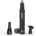 3-in-1 Electric Nose Ear Hair Trimmer Painless Rechargeable Clipper Black-0