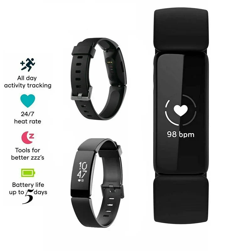 Health Fitness Smart Band Pack Black - Fitness equipment at Dealshubindia