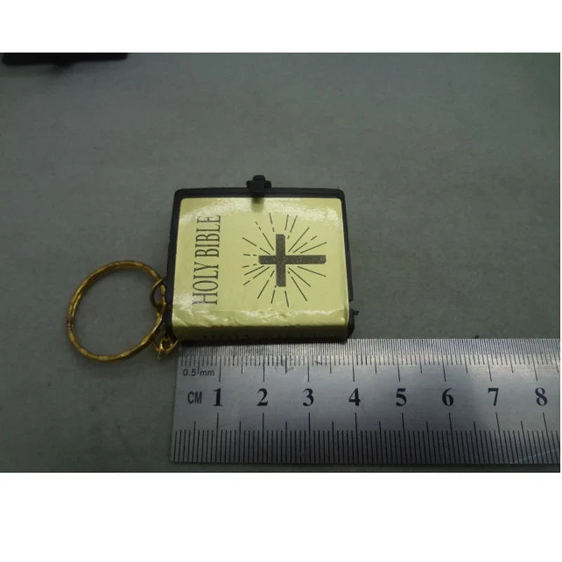 Fashion Cute Mini Holy Bible Book Keychains Accessories