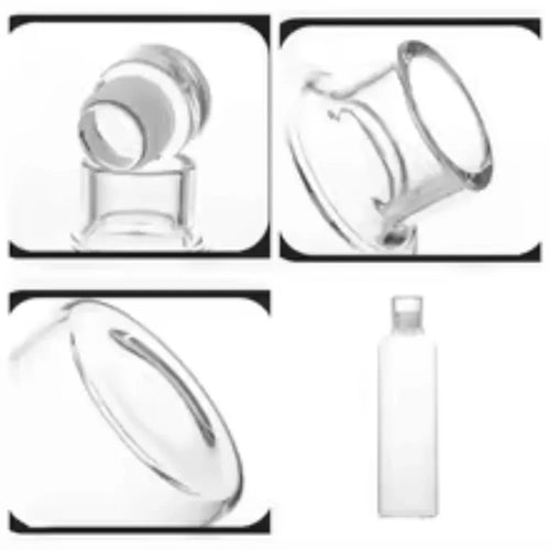 1000ml Glass Water Bottle  Transparent