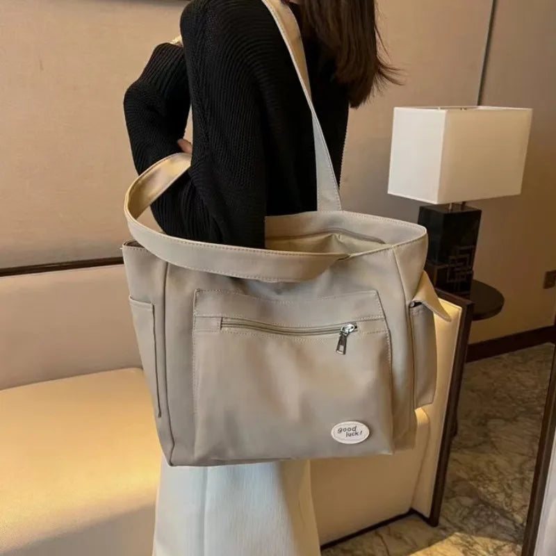 Womens Canvas Tote Bag Large Casual Shoulder Bag - n/a at Dealshubindia