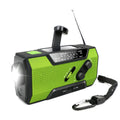 Emergency Radio with Power Bank Green - Radios at Dealshubindia