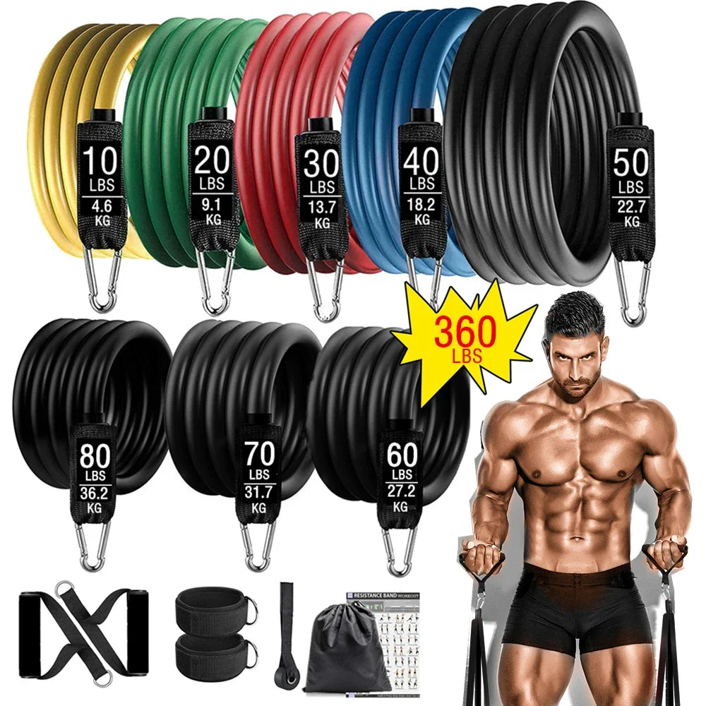 Resistance Bands for Yoga & Fitness Training - Fitness at Dealshubindia