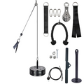 Fitness Pulley Cable Machine System Black - Fitness at Dealshubindia