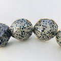 Large Faceted Dalmatian Jasper Gemstone/Agate Classic Finish Cabinet Drawer Pull Wardrobe Dresser Interior Decorative Handle