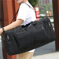 Travel Duffel Nylon Bag for Men and Women (Black) - Luggage & Bags > Duffel Bags > Gym Duffel Bags at Dealshubindia