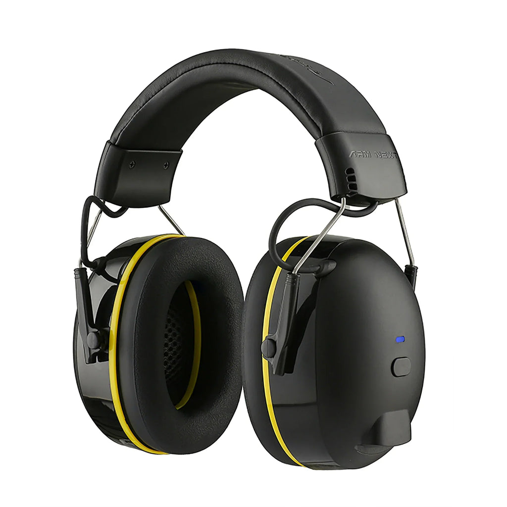 Rechargeable Noise Reduction Earmuffs Yellow - Headphones at Dealshubindia