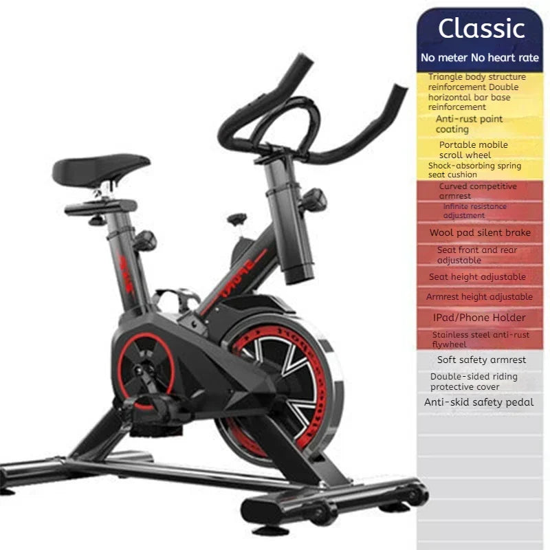 Silent Spinning Bike For Home Fitness - Sports & Fitness > Exercise, Gym & Fitness > Gym Equipment & Accessories at Dealshubindia