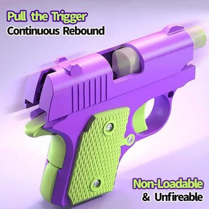 Stress Relief Mini Toy Pistol 3D Printed Gun