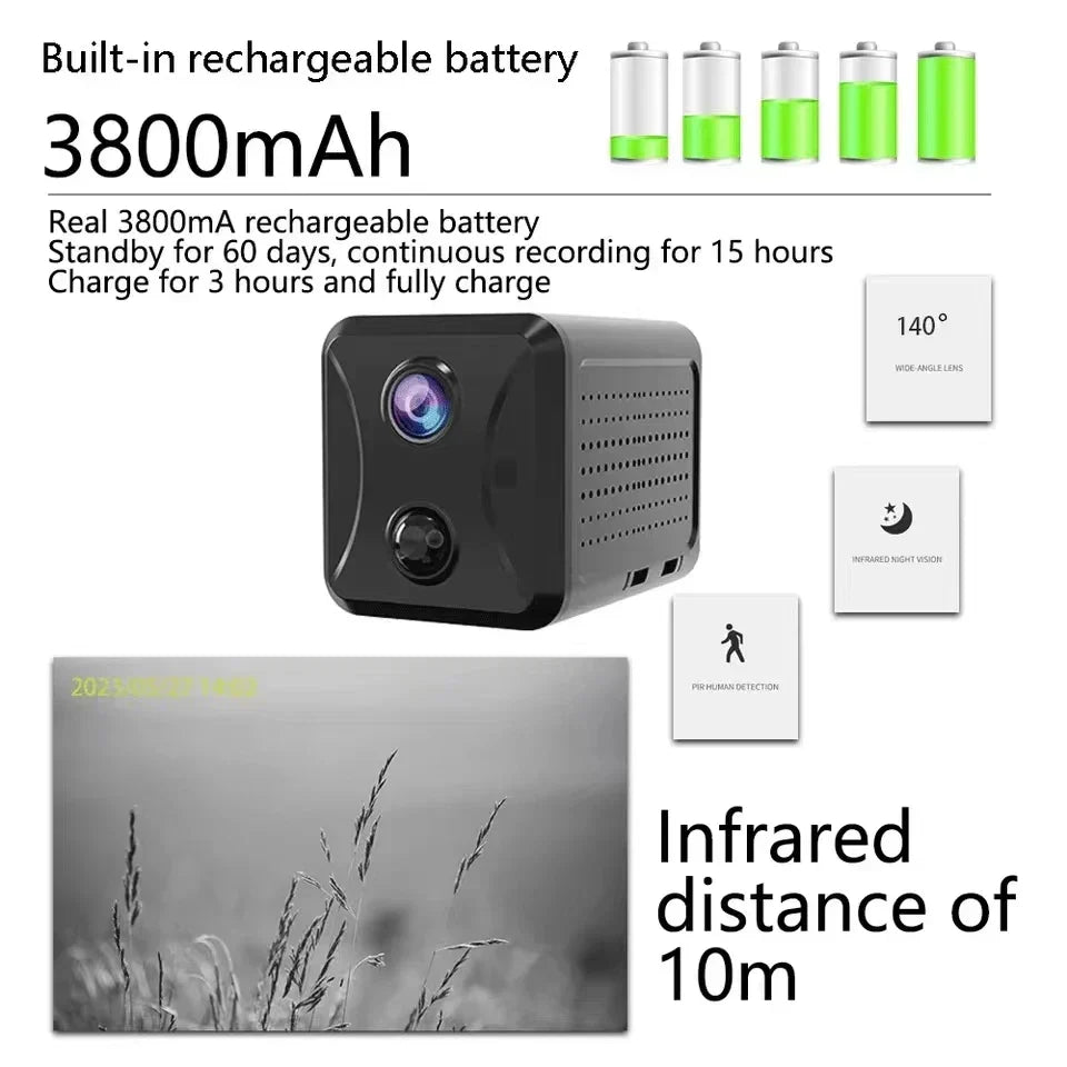 Mini 4G Security Camera Wifi Ultra Hd Cctv - Audio & Video > Photography > Camera Accessories at Dealshubindia