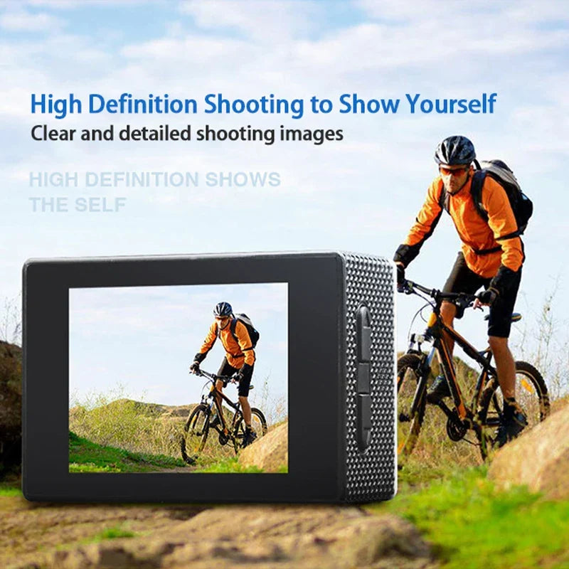 Waterproof Sports Camera for Diving, Riding & Outdoor Sports - Cameras > Camera Accessories at Dealshubindia