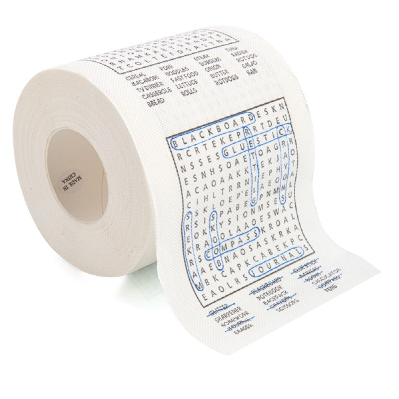 NNEDSZ Word Search Toilet Paper