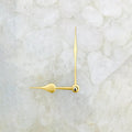 White Crystal Agate Large Wall Clock