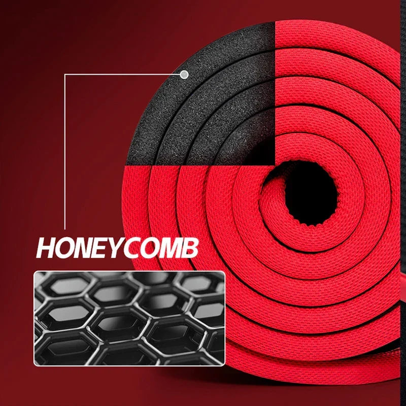 Thick Yoga Mat For Fitness & Pilates - Sports & Fitness > Exercise, Gym & Fitness > Yoga & Pilates at Dealshubindia