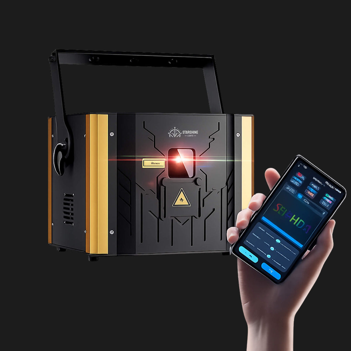 A10 ILDA DMX App Laser Light Show Projector 6W RGB for Clubs - Laser Lights at Dealshubindia