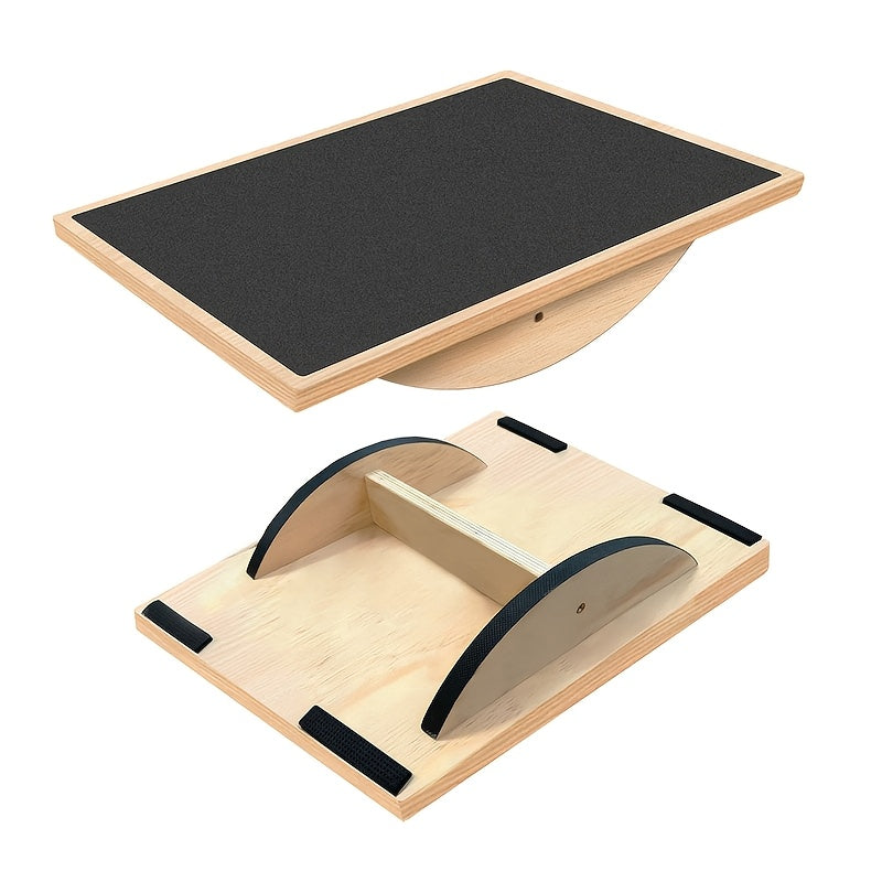 Wooden Balance Fitness Board for Adults - Fitness at Dealshubindia