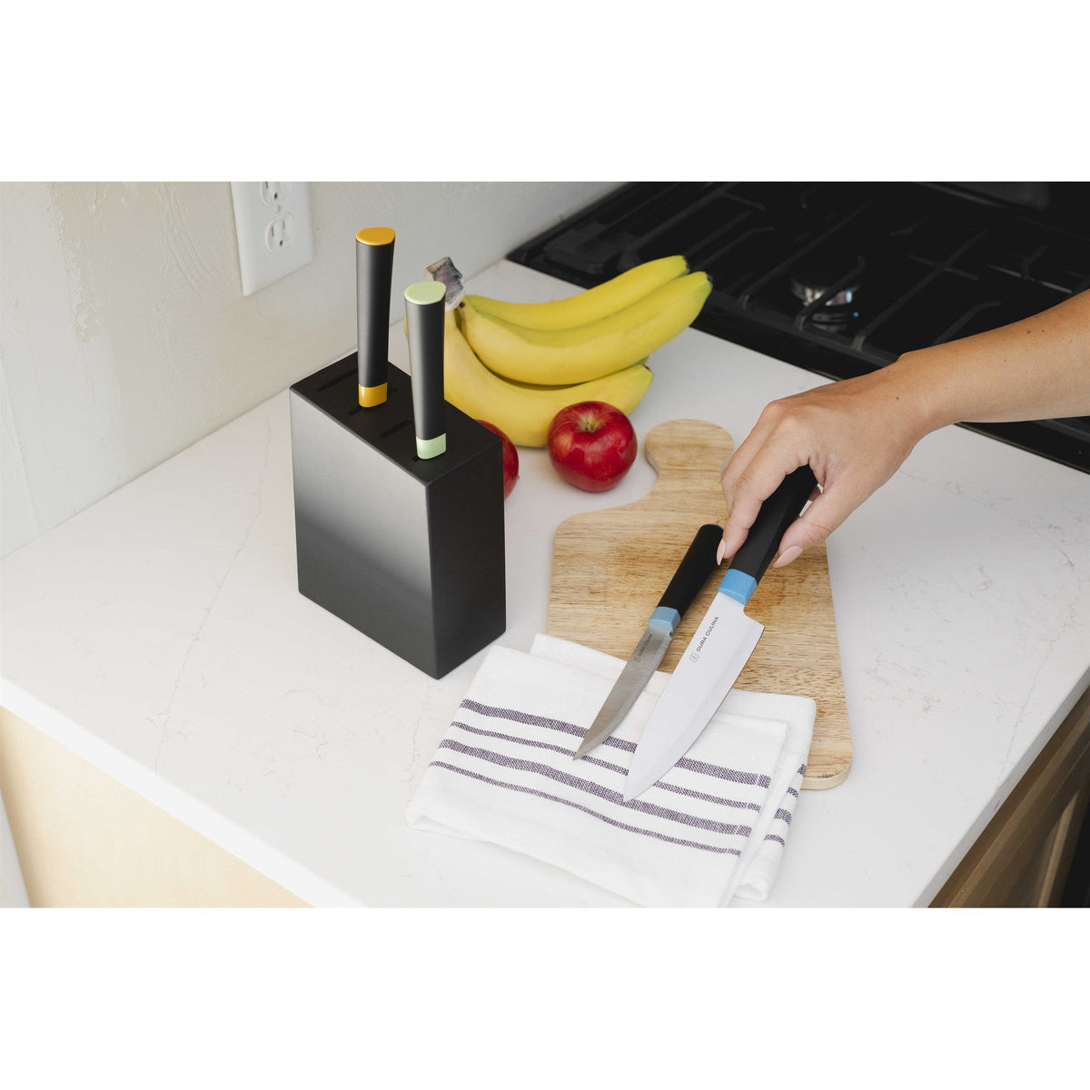 Artistic Edge 5-Piece Knife Block Set - Kitchen Knives at Dealshubindia