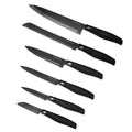 Titan 12 Piece Kitchen Knife Set - Black - Kitchen Knife Set at Dealshubindia