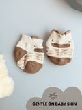 Air Garb baby combo socks set featuring pairs of soft cotton infant socks for 0-1 year olds in assorted bright colors and cute animal patterns.