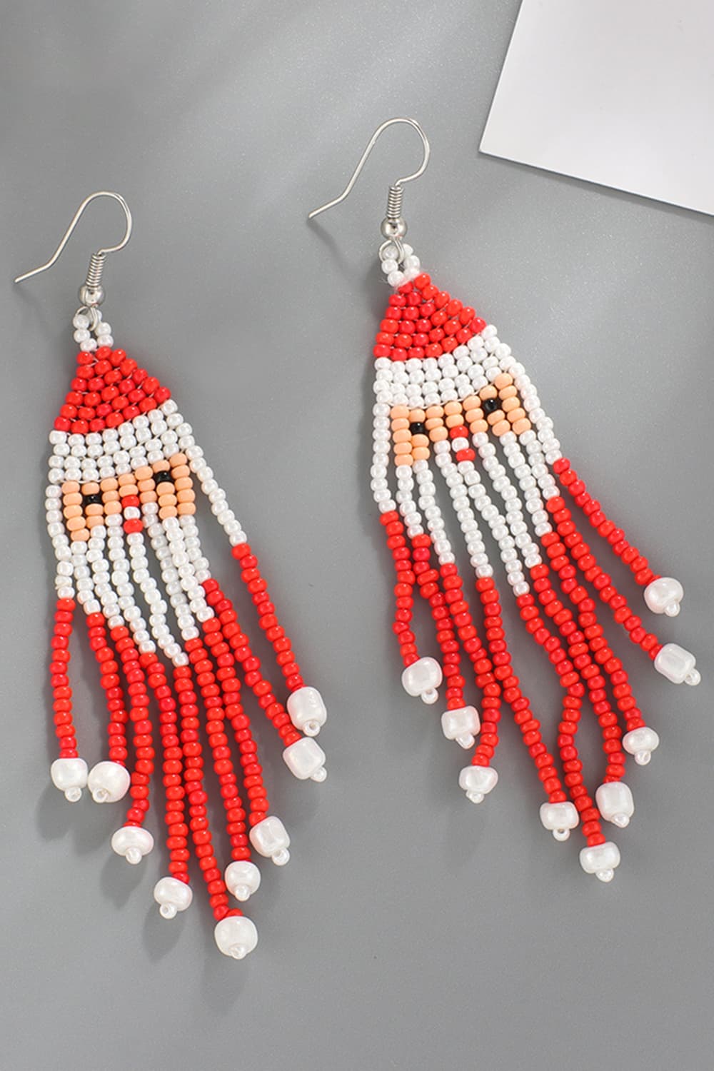 Christmas Beaded Earrings - n/a at Dealshubindia