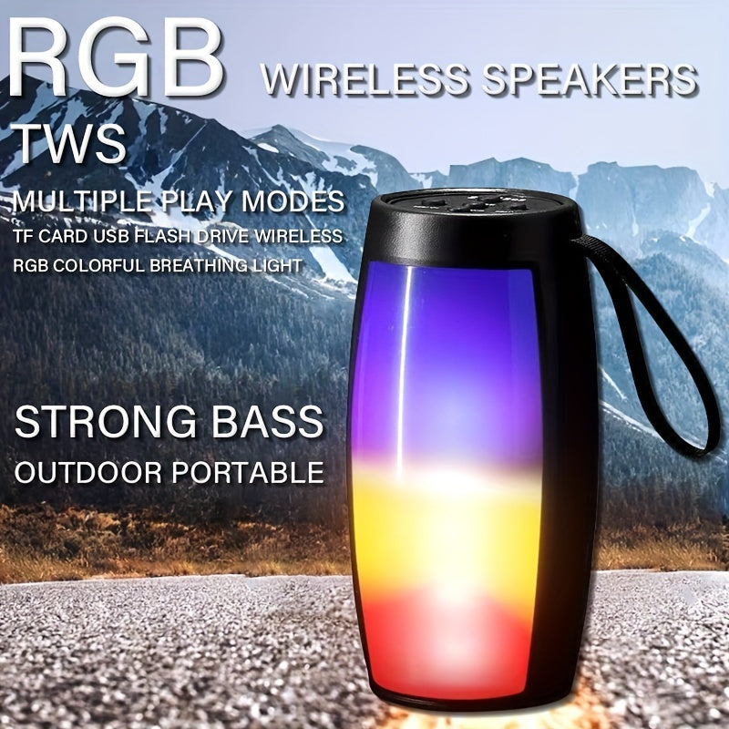 Wireless Speaker with RGB Lights - Audio & Video > Speakers > Bluetooth Speakers at Dealshubindia
