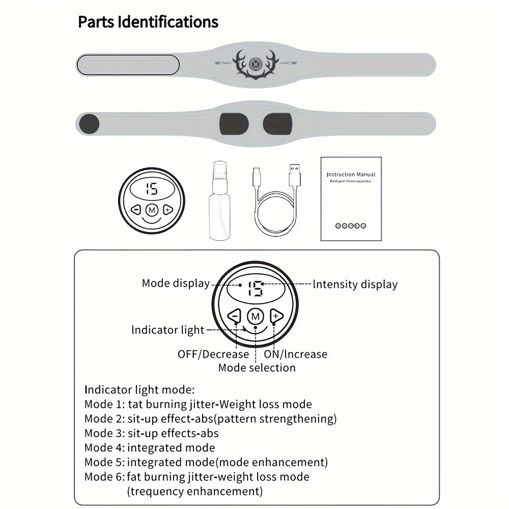 Abdominal Muscle Trainer -  Fitness Belt(Blue) - Sports & Fitness > Fitness Accessories at Dealshubindia