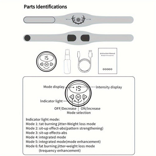 Abdominal Muscle Trainer -  Fitness Belt(Blue) - Sports & Fitness > Fitness Accessories at Dealshubindia