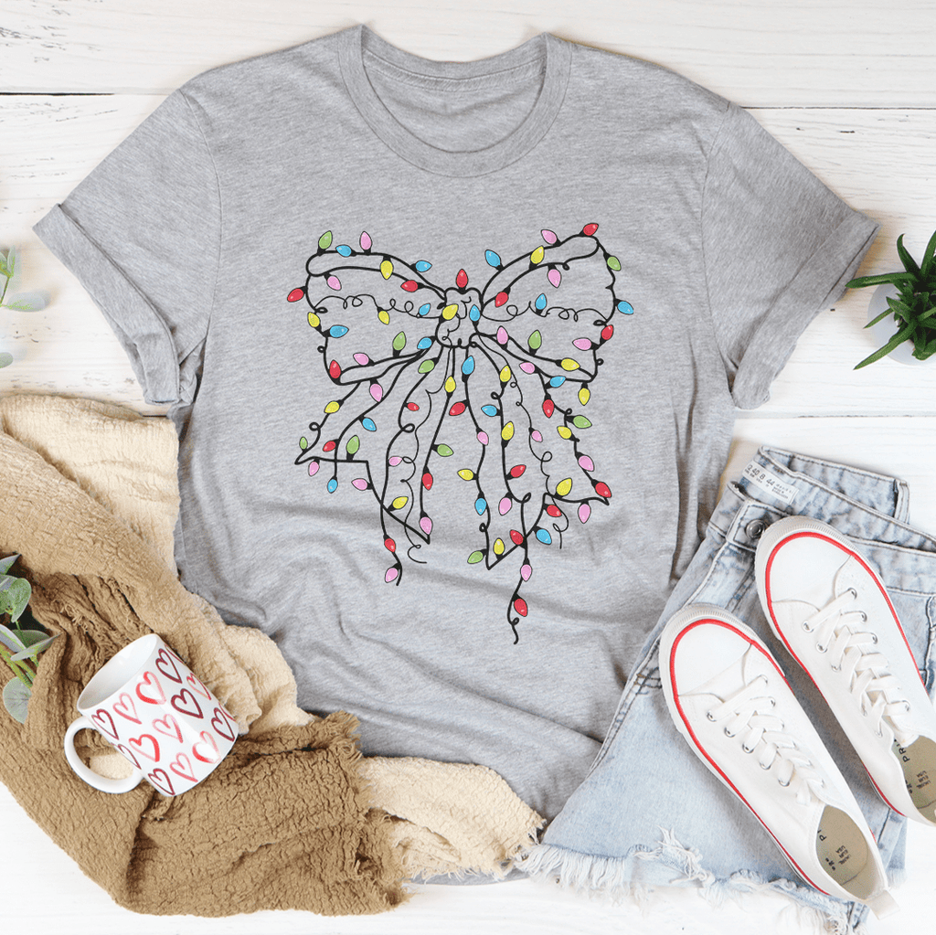 Christmas Bow Tee - T-SHIRT at Dealshubindia