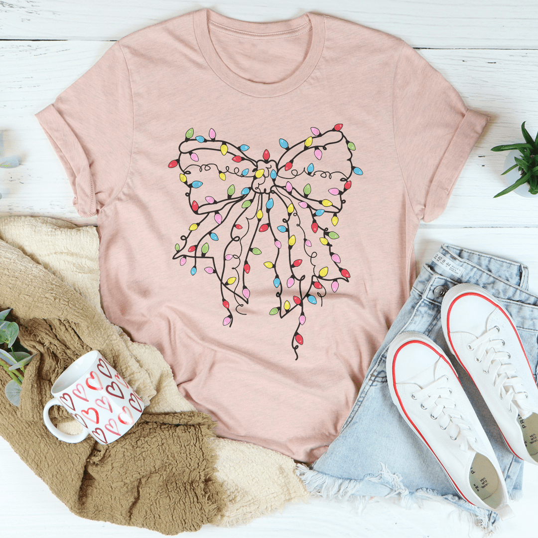 Christmas Bow Tee - T-SHIRT at Dealshubindia