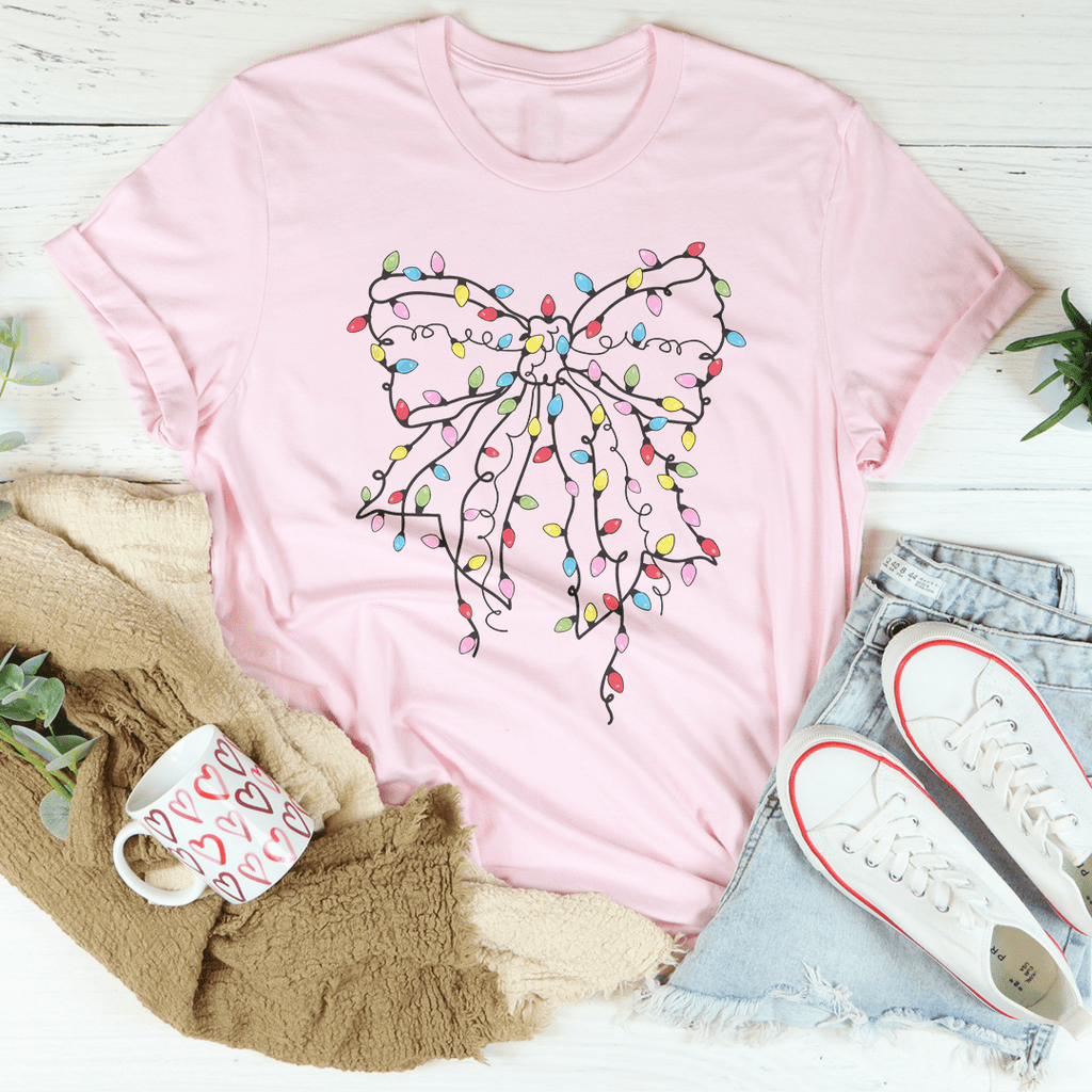 Christmas Bow Tee - T-SHIRT at Dealshubindia