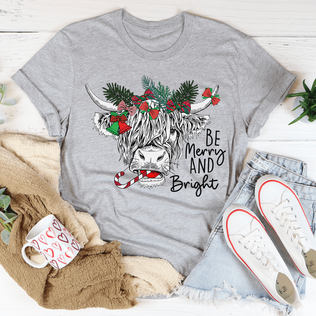 Christmas Cow Tee - T-SHIRT at Dealshubindia