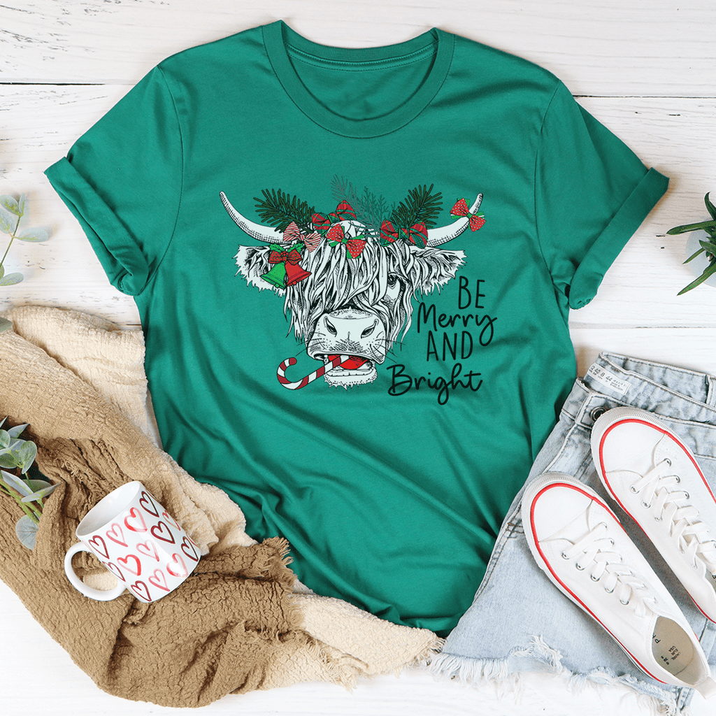 Christmas Cow Tee - T-SHIRT at Dealshubindia