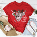 Christmas Cow Tee - T-SHIRT at Dealshubindia