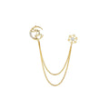 Christmas Elk Gold Brooch - Brooches at Dealshubindia