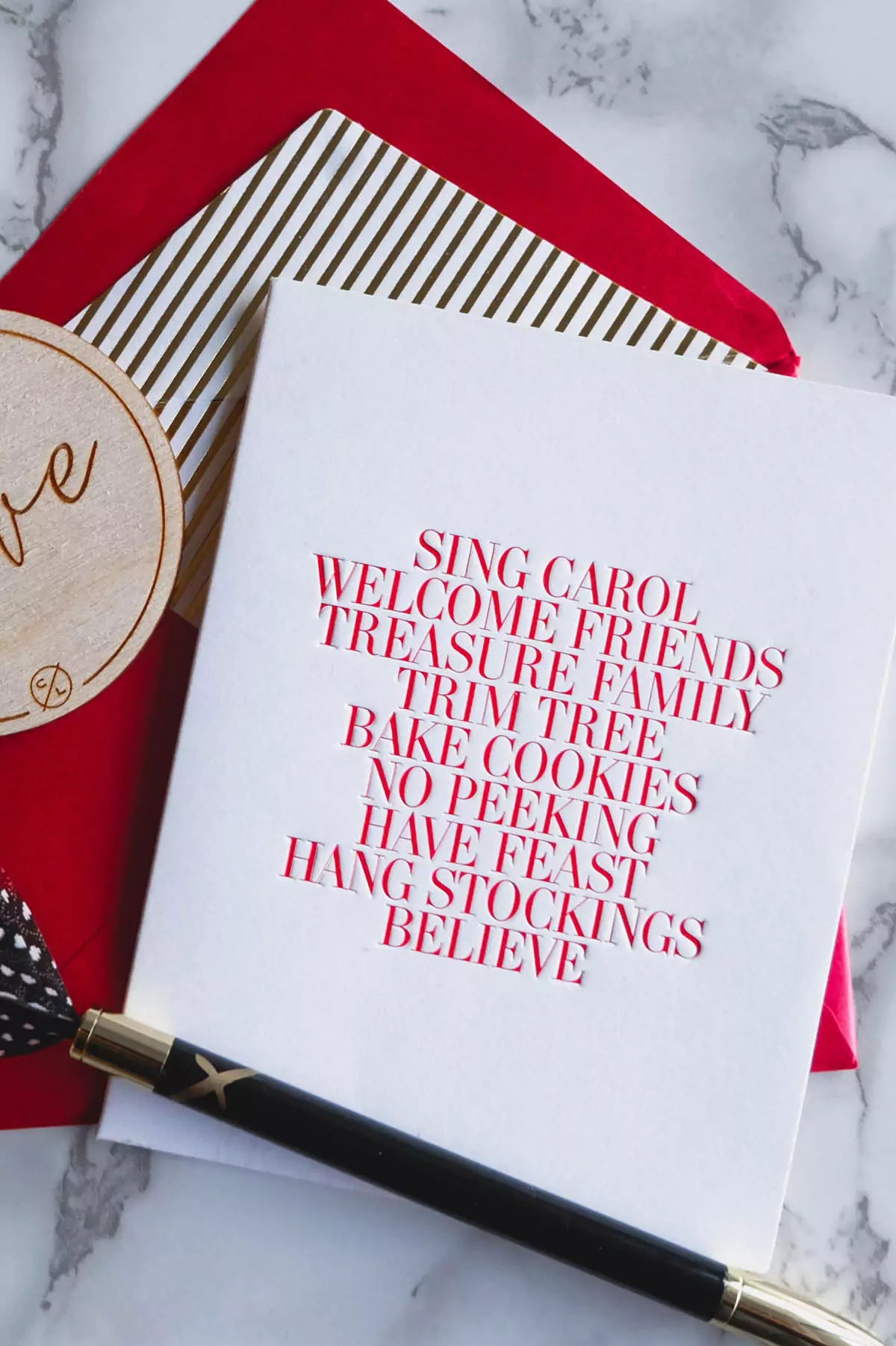 Christmas List - Greeting Card at Dealshubindia