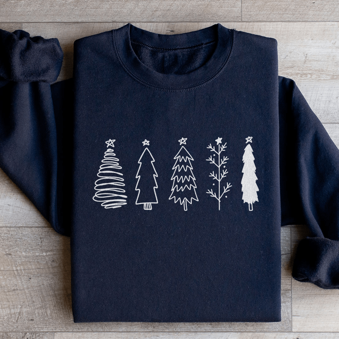 Christmas Trees Sweatshirt - T-SHIRT at Dealshubindia