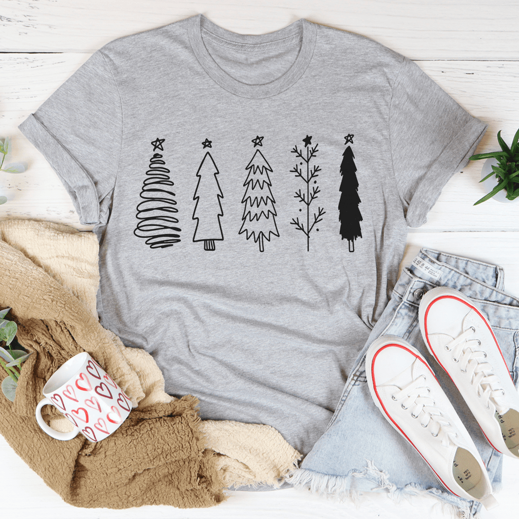 Christmas Trees Tee - T-SHIRT at Dealshubindia